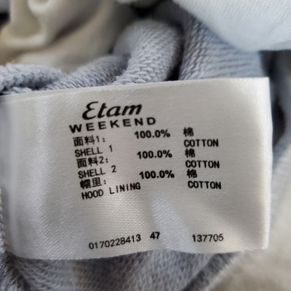 ETAM WEEKEND HOODIE SWEATSHIRT PRINT - Picture 4 of 4